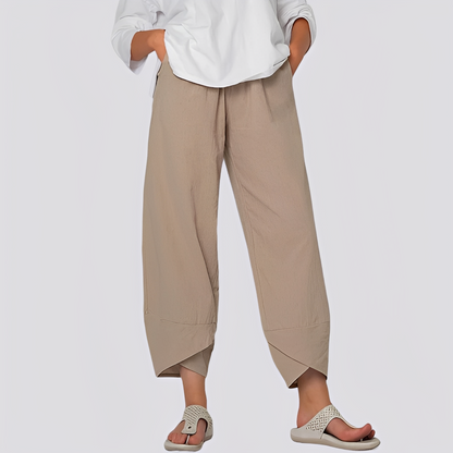 Jessica - Pantaloni eleganți cu crac larg pentru femei