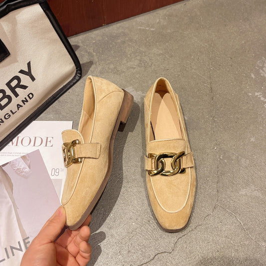 Alice - Clasice, mocasini din piele întoarsă pentru femei