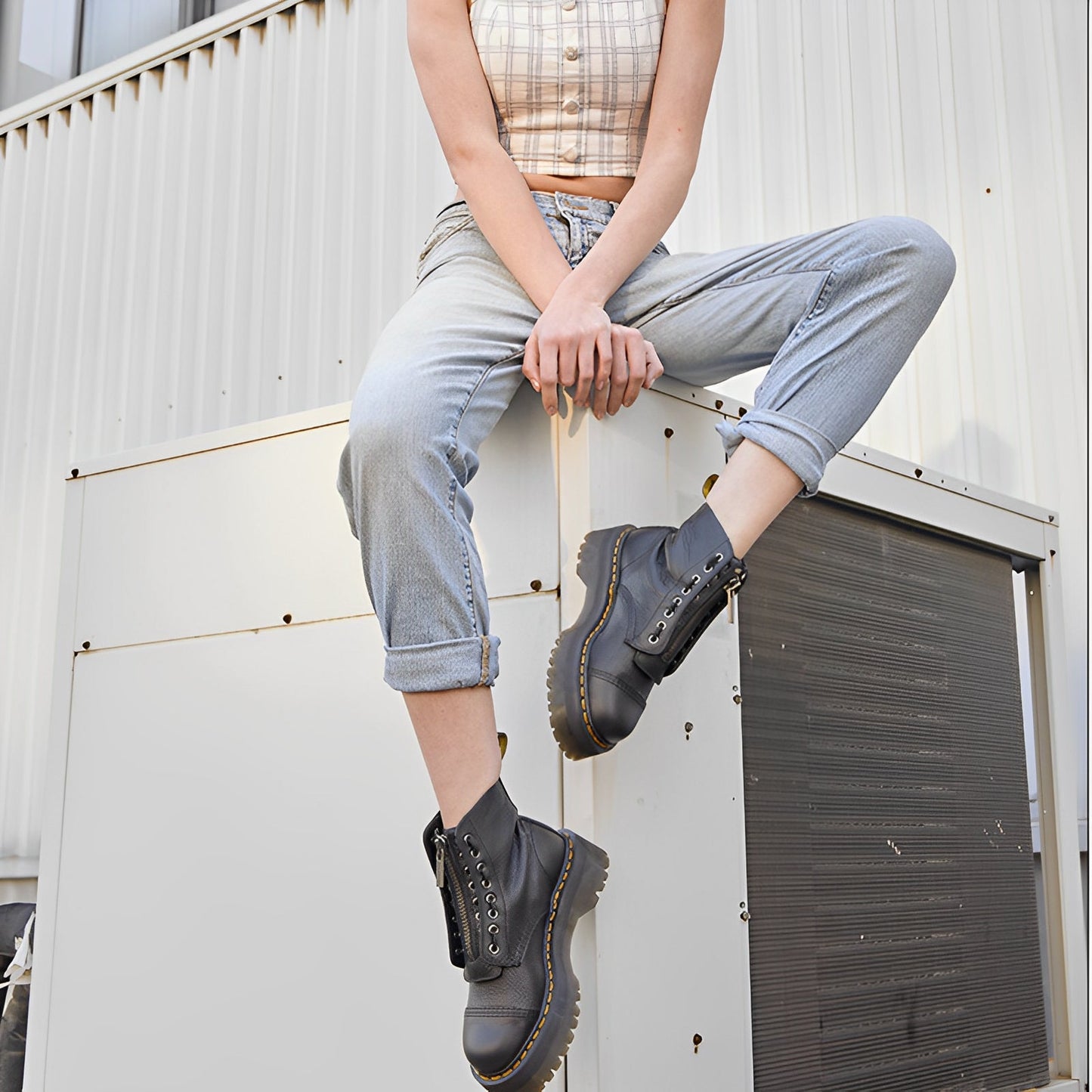 Payton - Cizme casual cu toc gros pentru femei