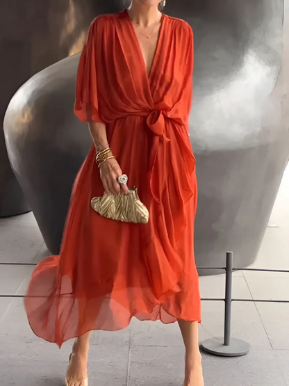 Seraphina – Rochii midi portofel intemporale