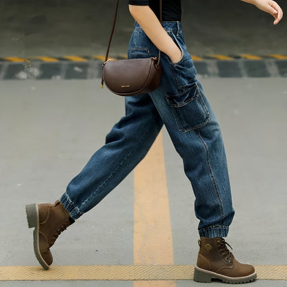 Kathy - Pantaloni stilați din blugi pentru femei