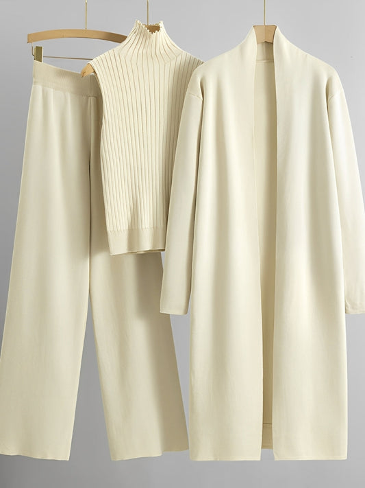 Angie - Set tricotat stil 3 piese pentru femei