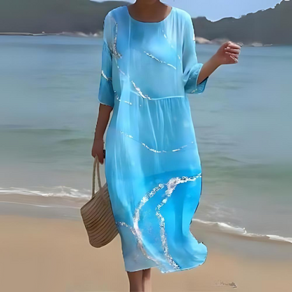 Alina – Rochie Midi Fluidă