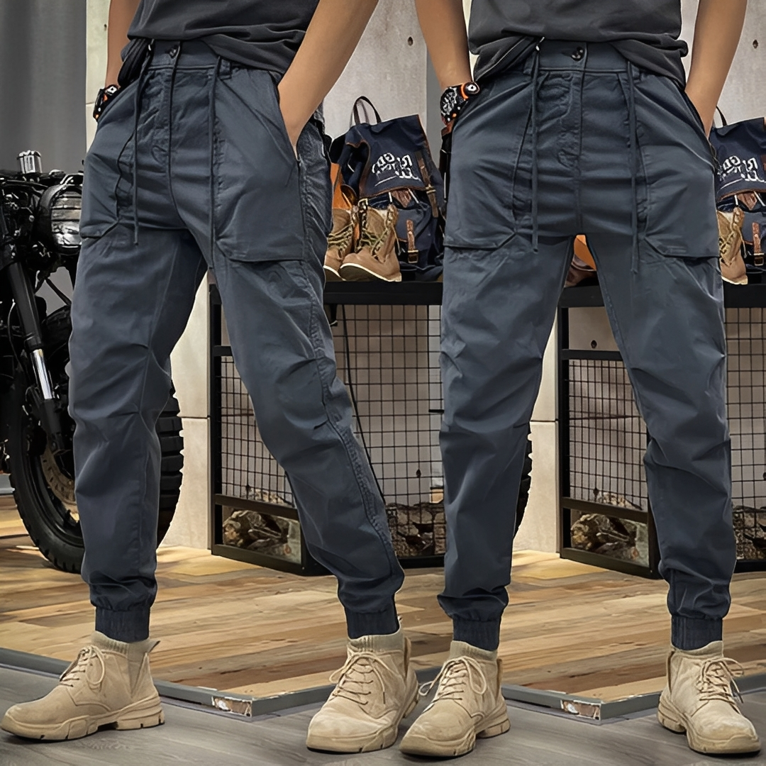 Jonelle - Pantalon cargo extensibil pentru bărbați