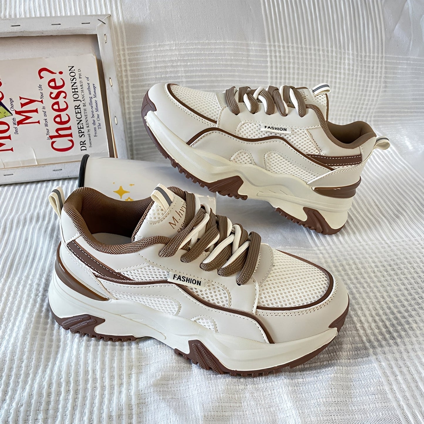 Rachel - Sneaker Mesh Casual cu Toc Înalt pentru Dame