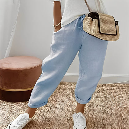 Jacintă - Pantalon confortabil cu cordon ajustabil pentru femei