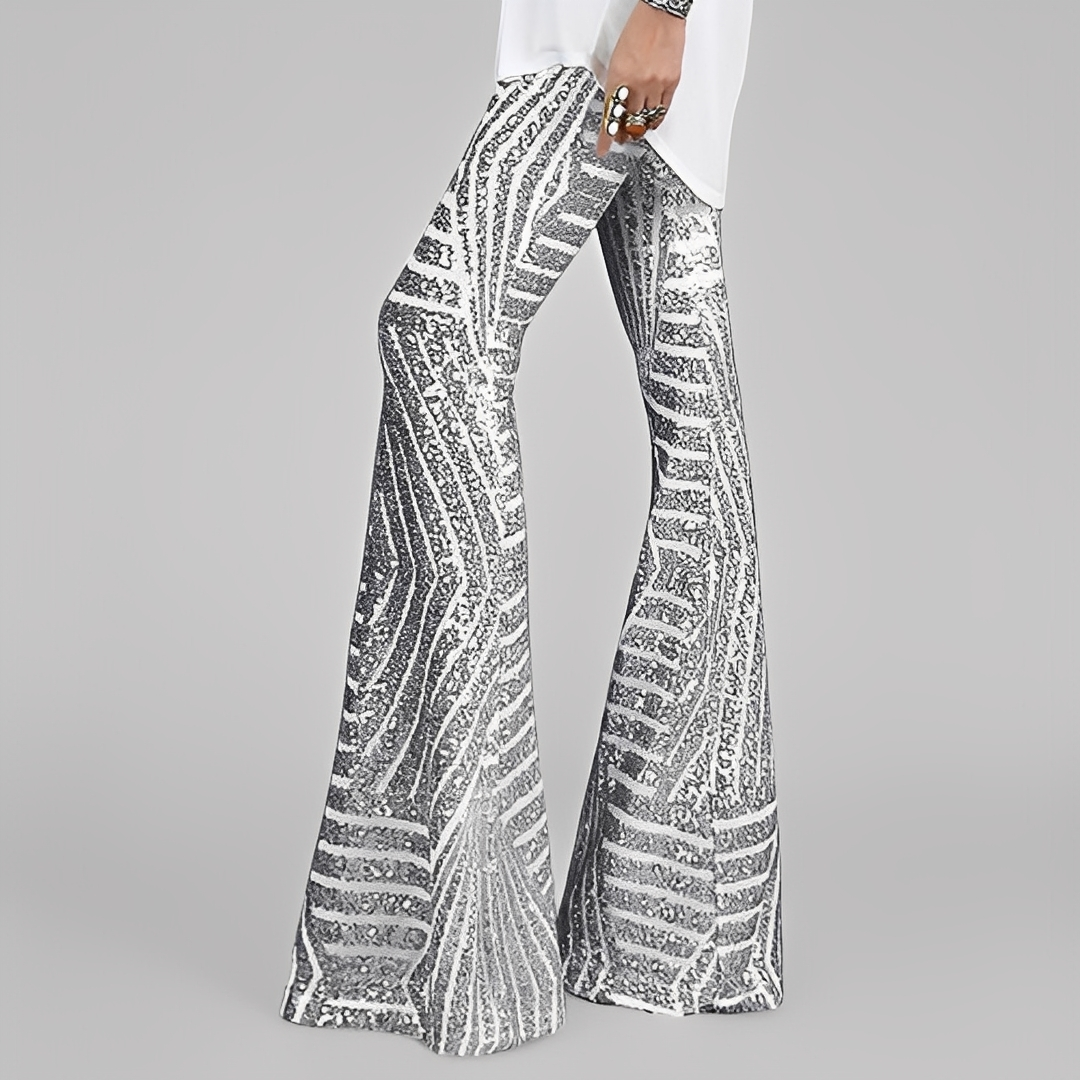 Aaralyn - Pantaloni evazați la modă pentru femei