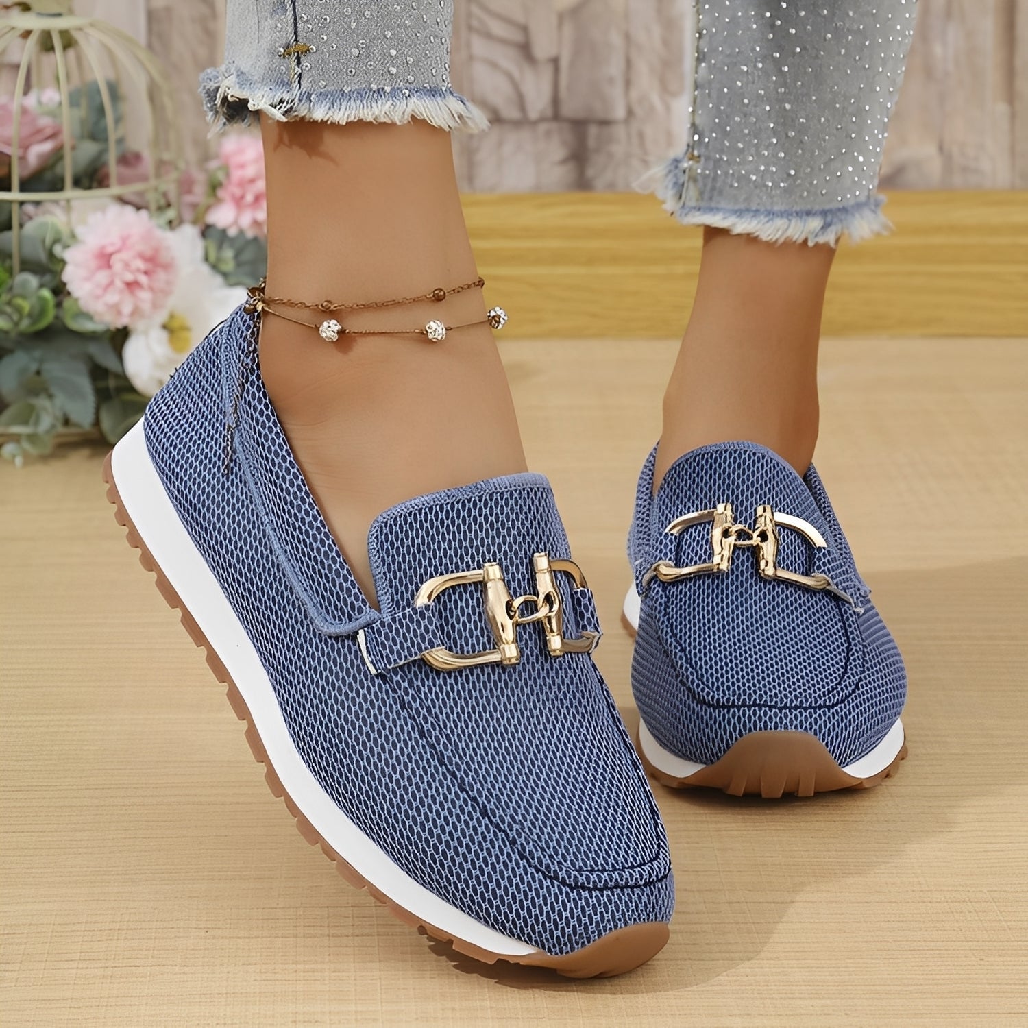 Monica - Mocasini pentru femei, casual și simpli