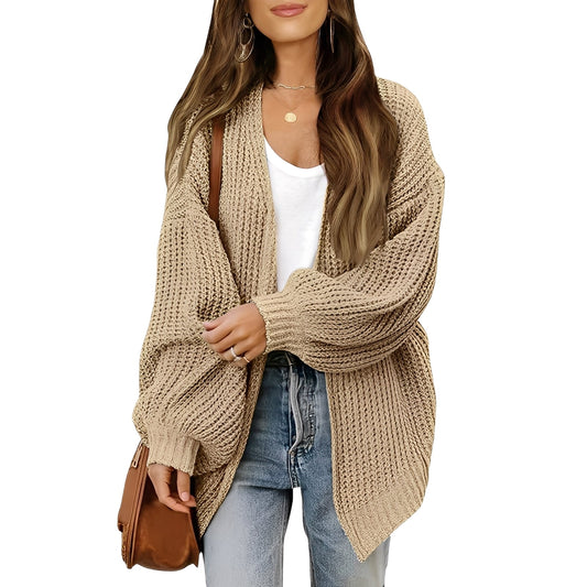 Nelly - Cardigan lejer, fără închidere, pentru femei