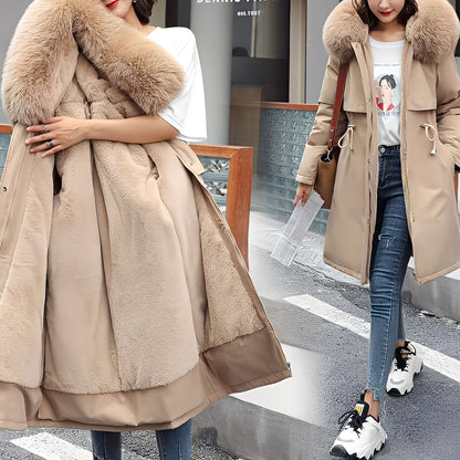 Evette - Stilouos, călduros, manta vătuit cu glugă pentru dame