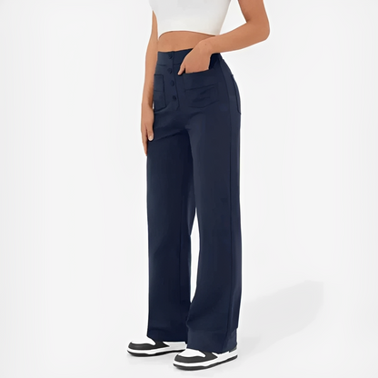 Dara - Pantaloni eleganți cu talie înaltă pentru femei