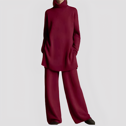 Jessica - Set lounge stil elegant cu guler înalt pentru dame