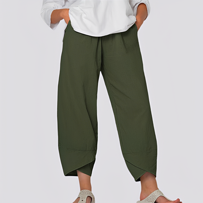 Jessica - Pantaloni eleganți cu crac larg pentru femei