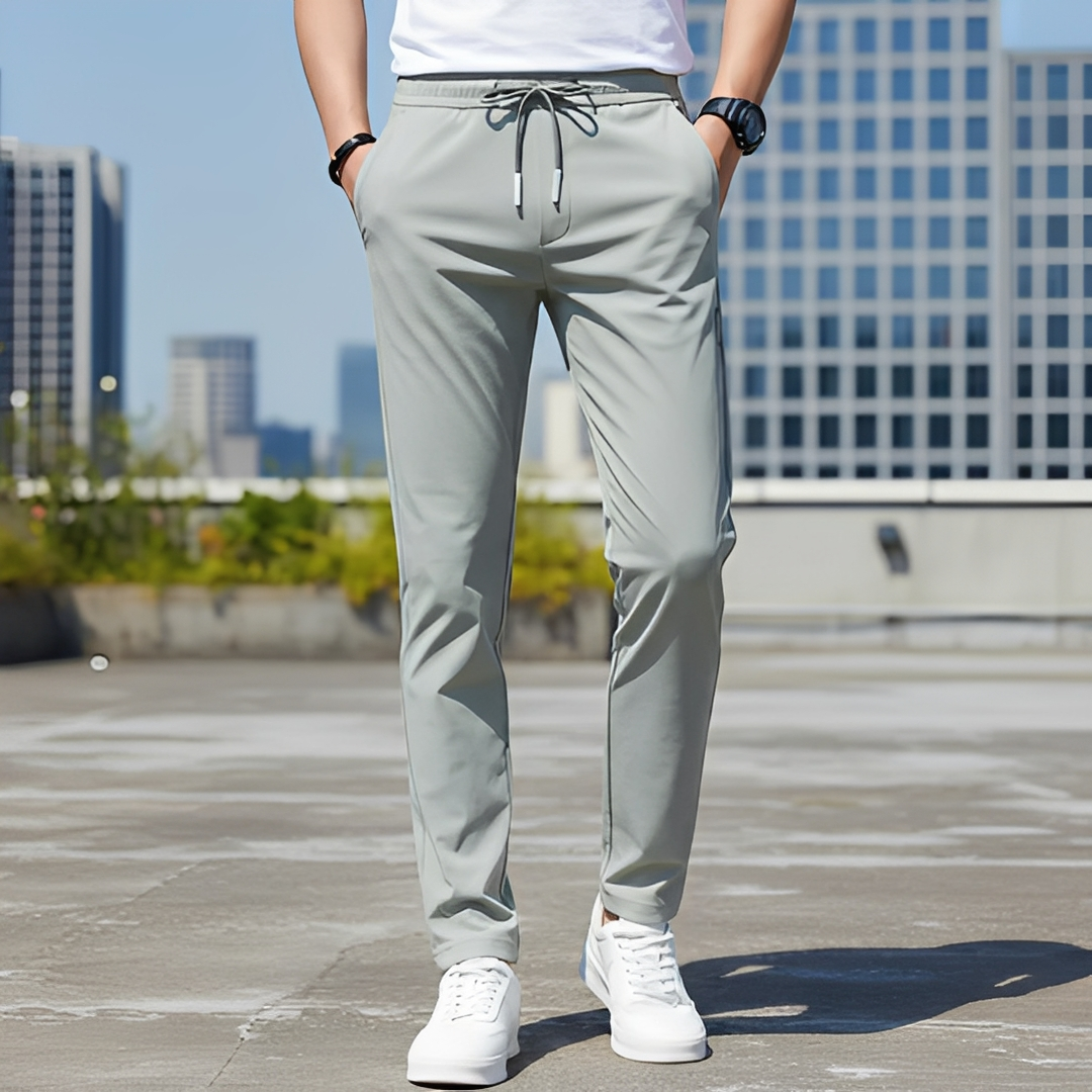 Eunald - Pantaloni drepți lejeri la modă pentru bărbați