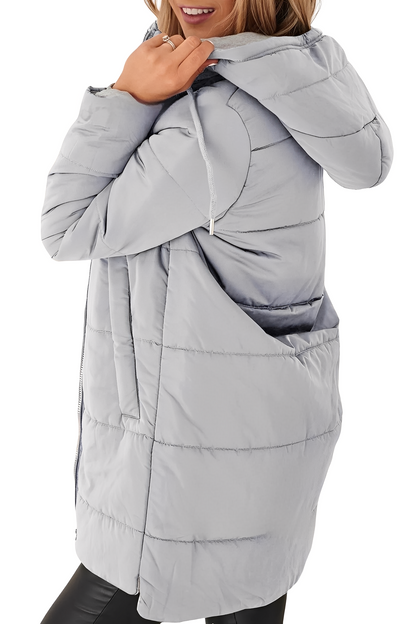 Lesley - Jachetă stilată cu glugă pentru femei