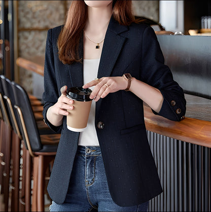 Claudia - Sacou elegant cu model în carouri pentru femei