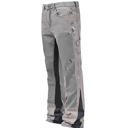 Charles - Blugi din denim eleganți cu picior evazat pentru bărbați