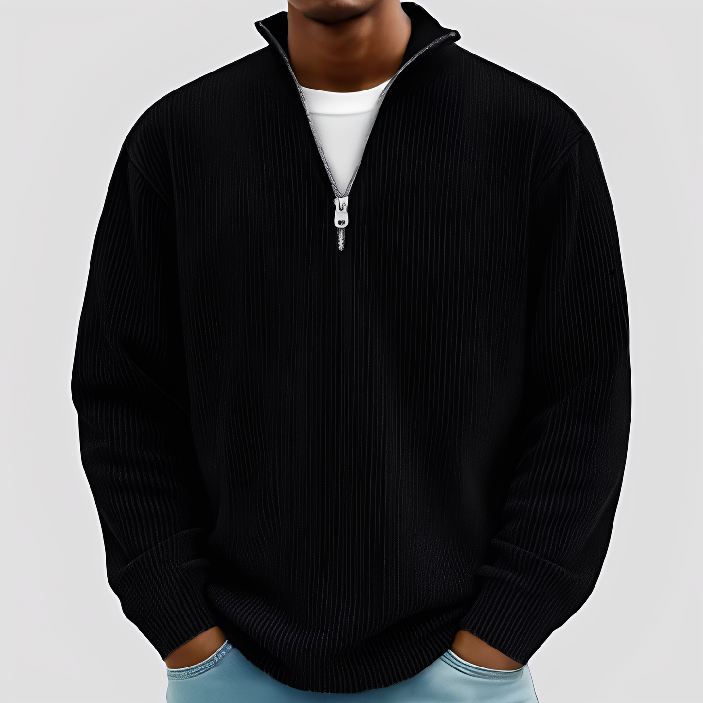 Henry - Pulover modern, lejer, cald pentru bărbați