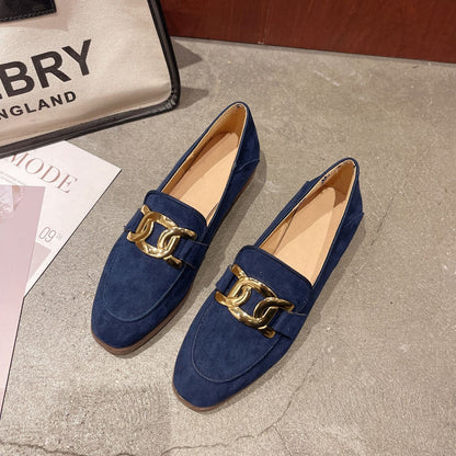 Alice - Clasice, mocasini din piele întoarsă pentru femei