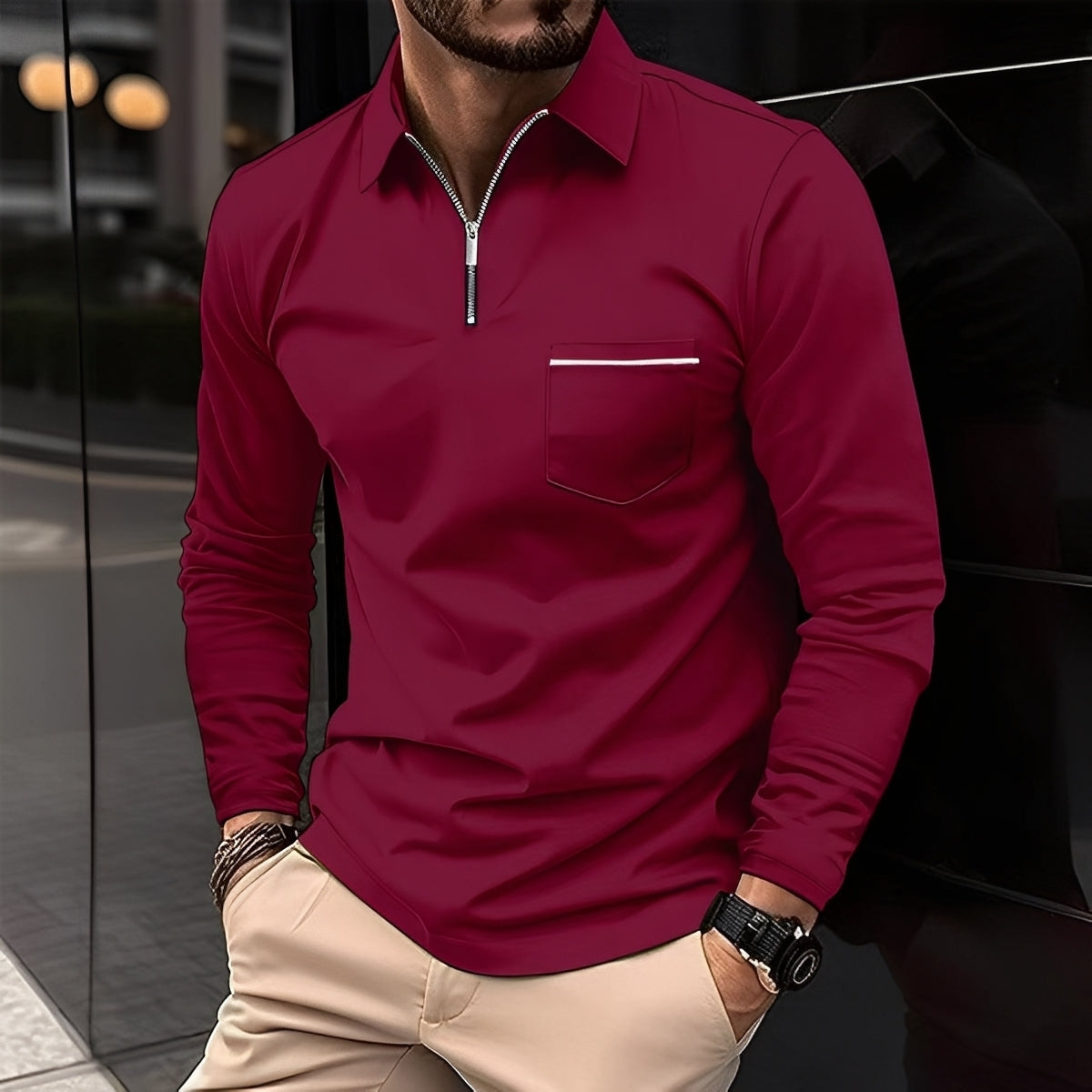 Bernard - Tricou cu mânecă lungă confortabil
