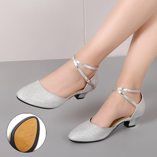 Carrie - Sandale strălucitoare elegante pentru dame