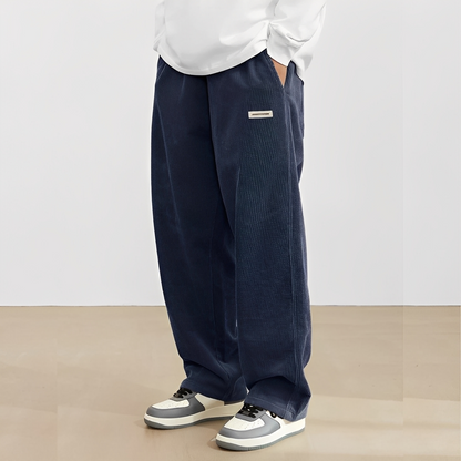 Dally - Pantalon bărbați cu croi evazat de stil clasic