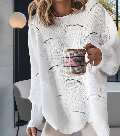 Kassandra - Pulover stilizat, cu decupaj, pentru femei