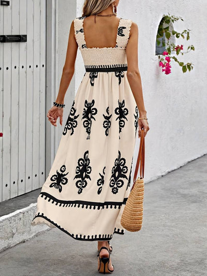 Yara – Rochie maxi Desert wind cu croi aerat