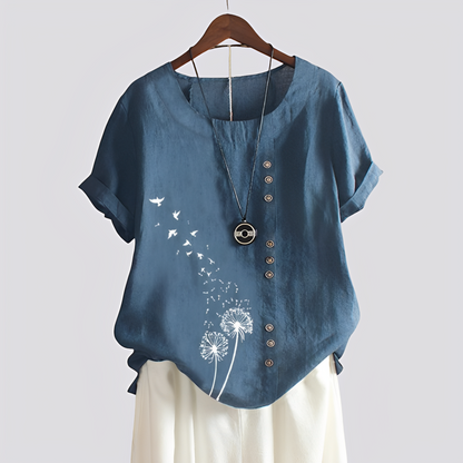 Isabelle - Tricou confortabil cu mâneci scurte pentru femei