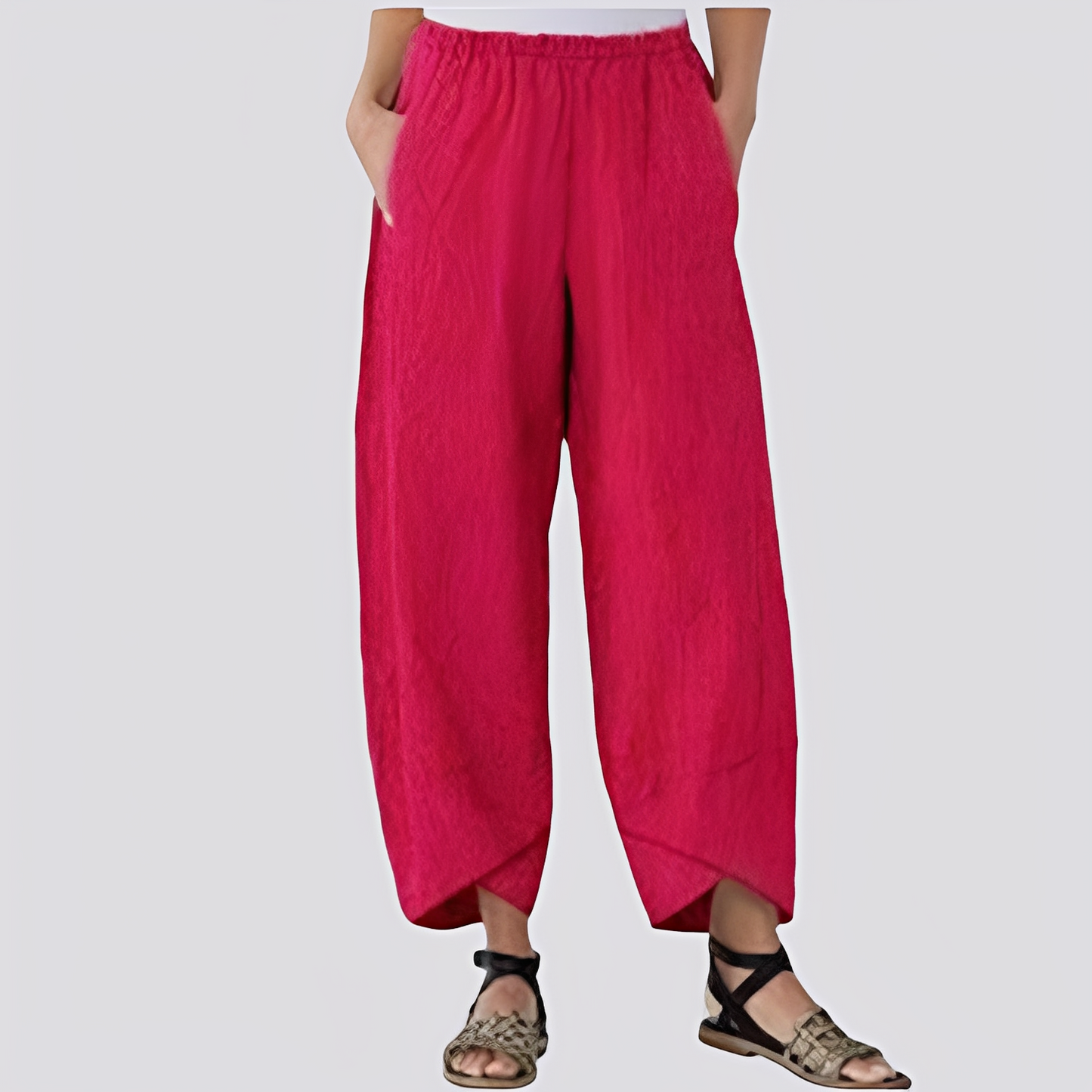 Jessica - Pantaloni eleganți cu crac larg pentru femei