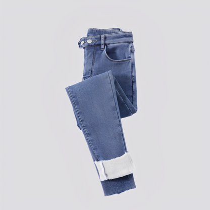 Caroline - Pantaloni termo groși și stilați pentru femei