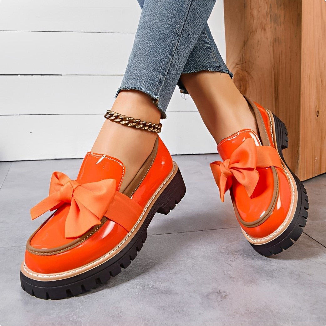 Miley - Loafers Stilati cu Fundiță