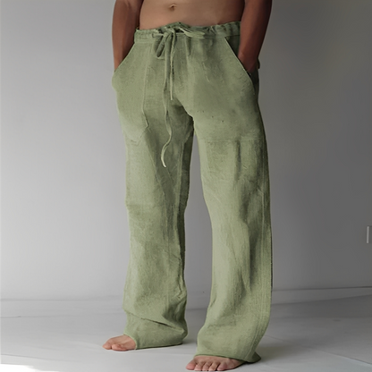 Kirk - Pantalon larg cu șnur stilat pentru bărbați