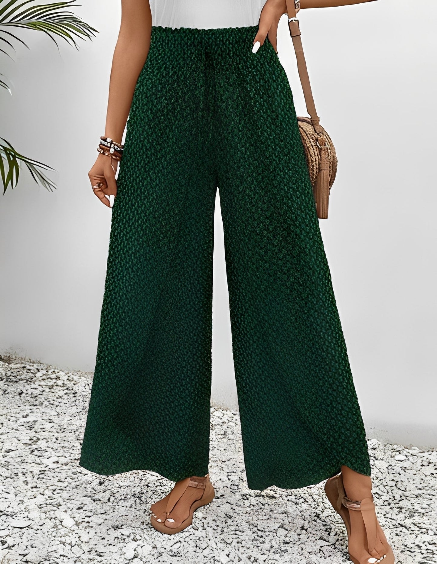 Hannah - Pantaloni Ethno stilați și fluizi pentru femei