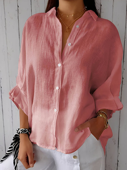 Griselda - Cămașă lejeră din bumbac-in pentru femei