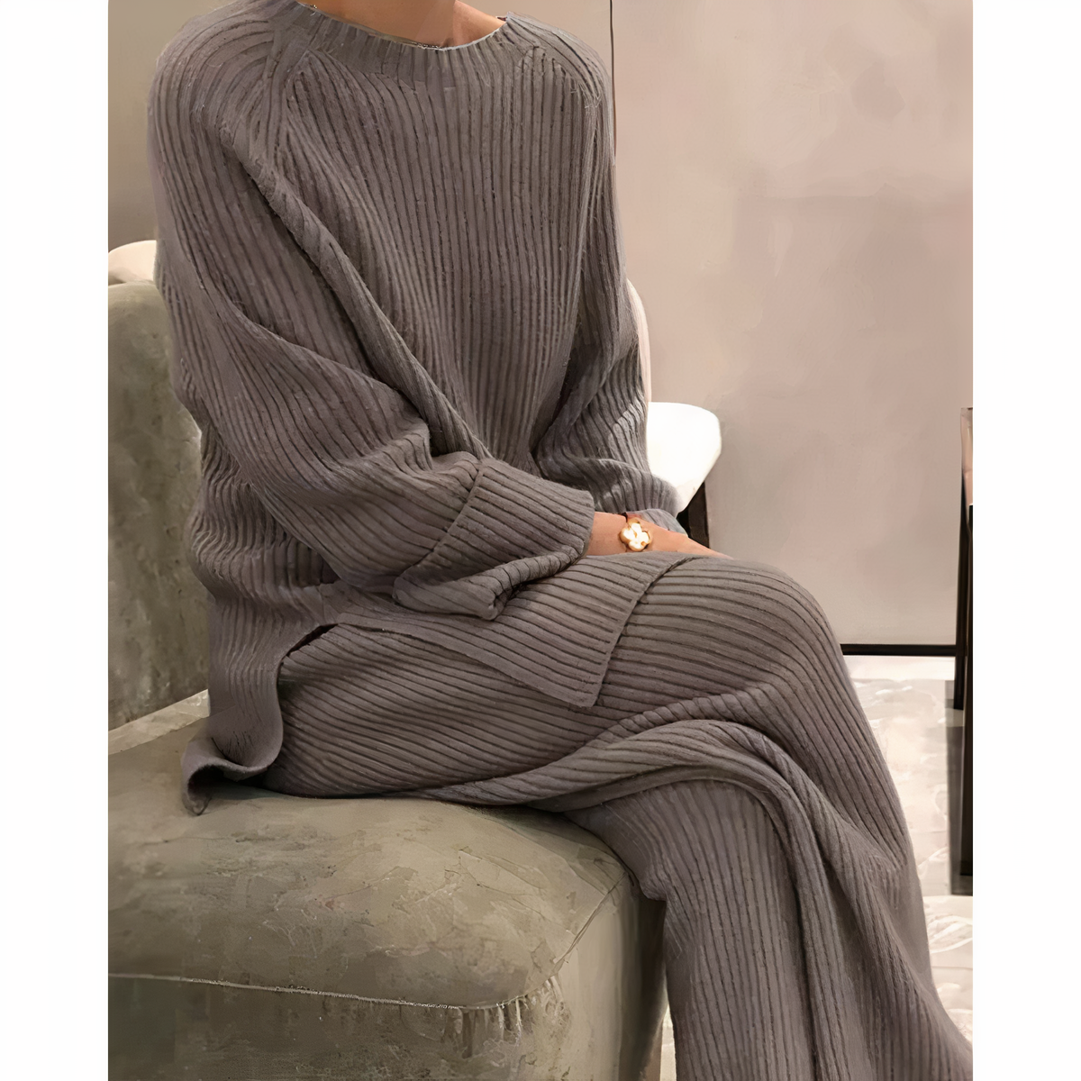 Samantha – Set casual cu pulover și pantaloni pentru femei