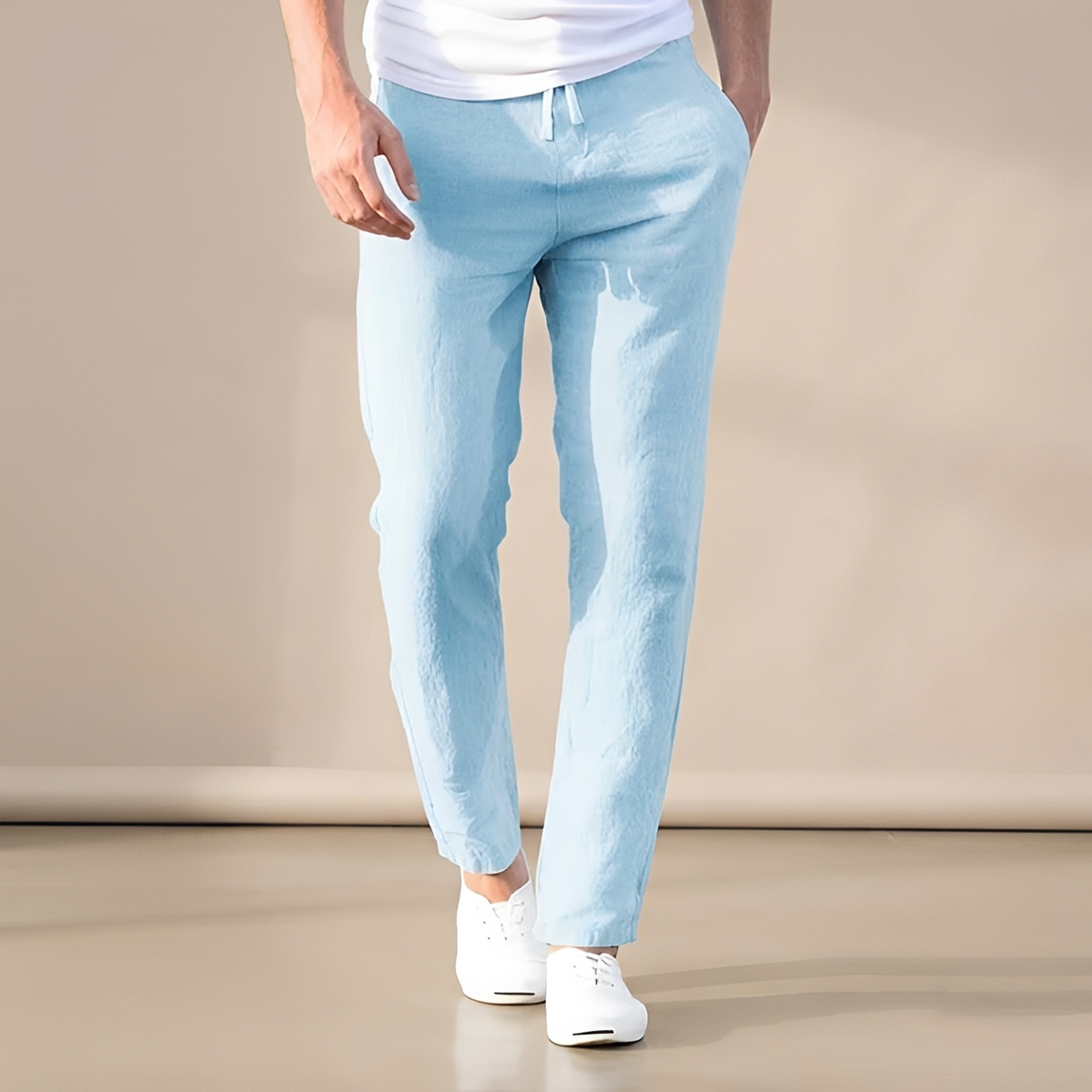 Immanuel - Pantaloni confortabili cu șnur