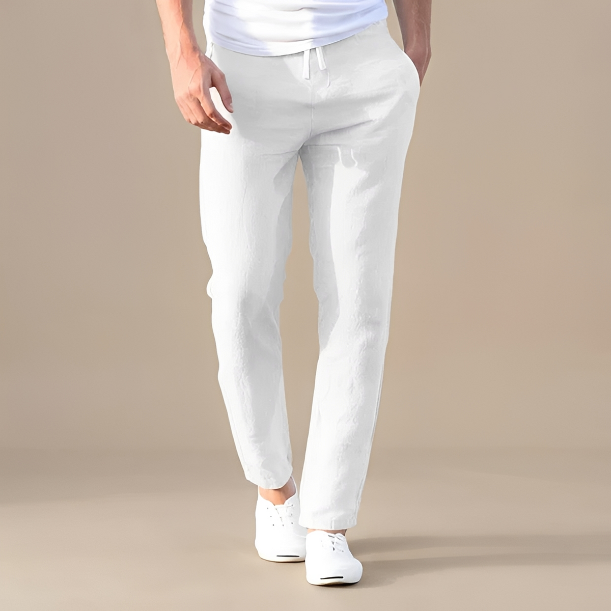 Immanuel - Pantaloni confortabili cu șnur