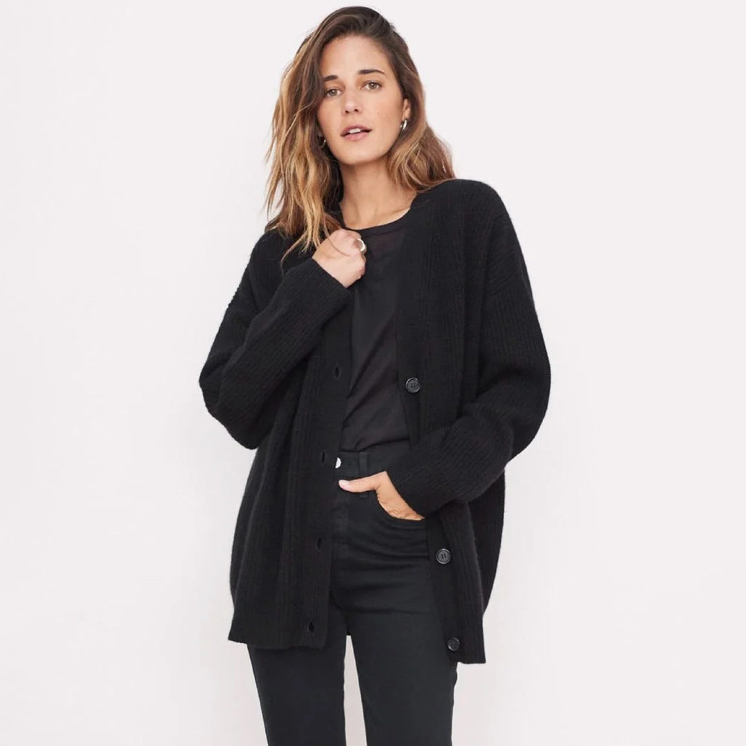 Leah - Cardigan oversized din cașmir pentru femei