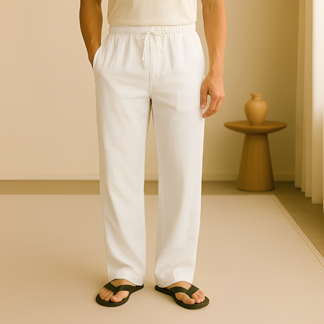 Jesriel - Pantaloni comozi cu picioare drepte pentru bărbați