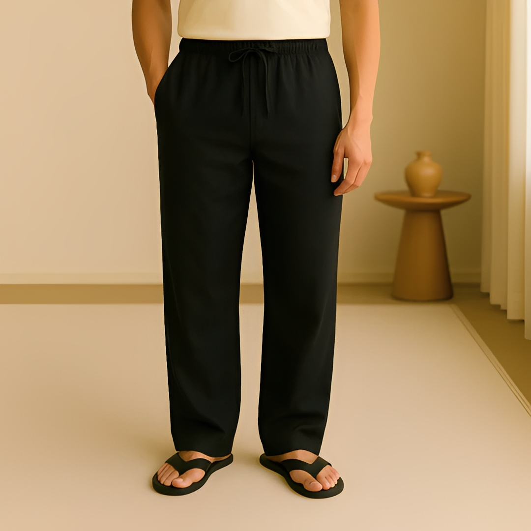 Jesriel - Pantaloni comozi cu picioare drepte pentru bărbați