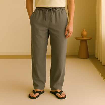 Jesriel - Pantaloni comozi cu picioare drepte pentru bărbați