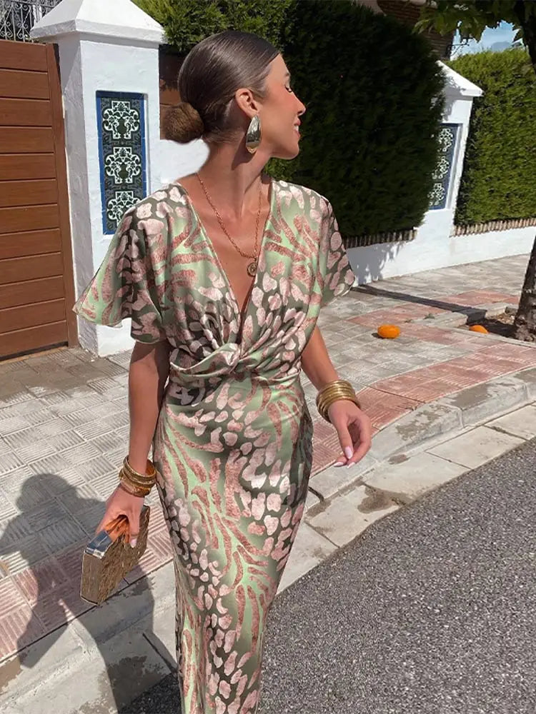 Cosima - Rochie de damă cu decolteu în V