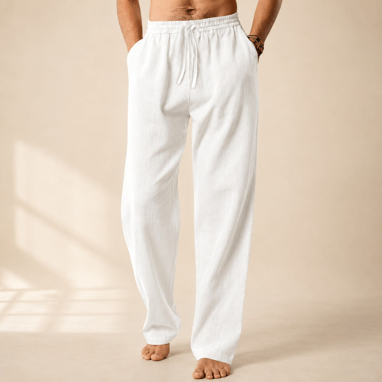 Clark - Pantaloni Relaxați cu Picior Drept