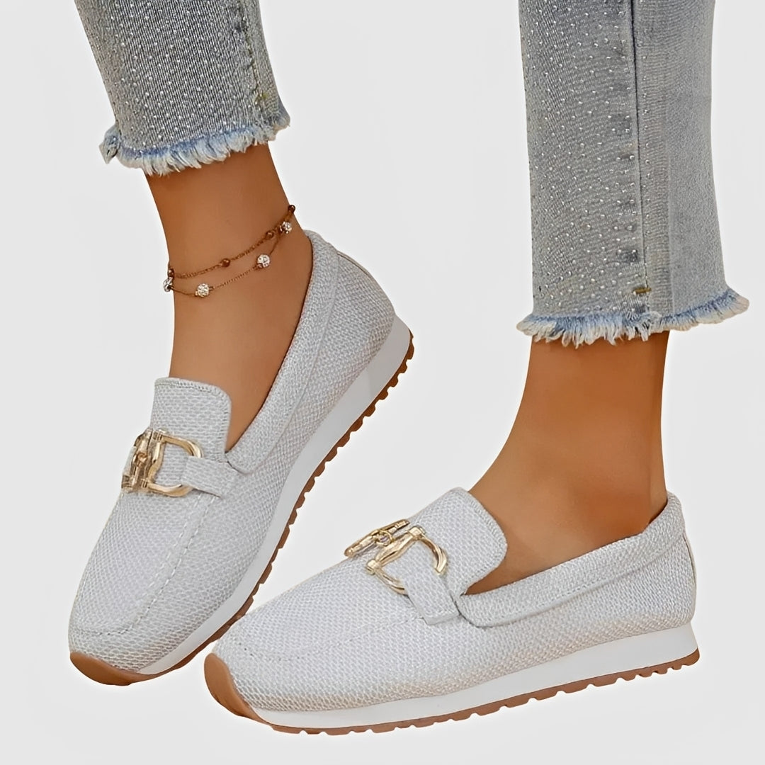 Elle - Loafers Casual cu Cataramă