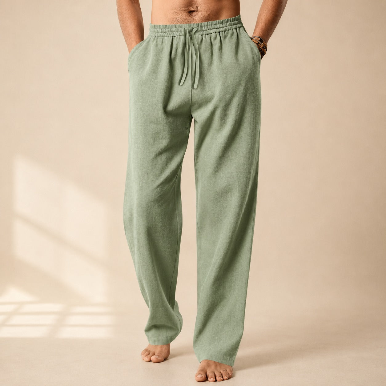 Clark - Pantaloni Relaxați cu Picior Drept