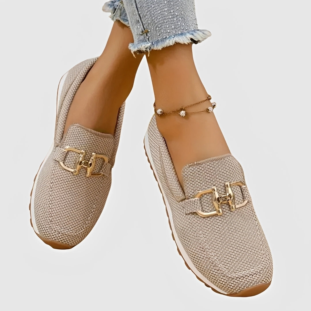 Elle - Loafers Casual cu Cataramă