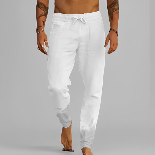 Eladio - Pantaloni lejeri cu șiret pentru bărbați