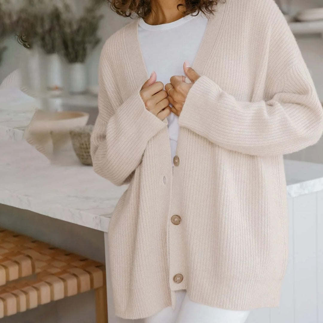 Leah - Cardigan oversized din cașmir pentru femei