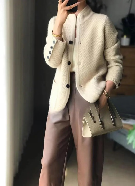 Elevenne - Jachetă damă din lână pură